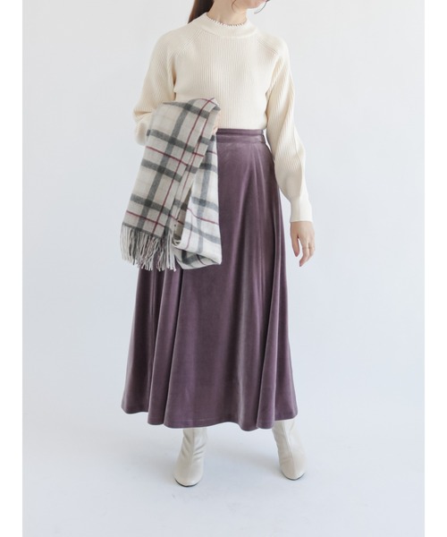 Te chichi（テチチ）の「衿パールハイネックリブニットプルオーバー（ニット/セーター・レディース・オフホワイト/グレー/ブラック・ﾌﾘ-）」の8枚目の写真