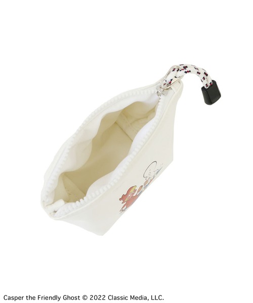 ACCOMMODE（アコモデ）の「キャスパー・ウエンディ　ピクニックミニポーチ（ポーチ・レディース・ホワイト/ブラック・FREE）」の6枚目の写真