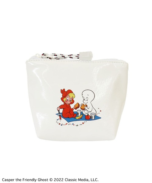 ACCOMMODE（アコモデ）の「キャスパー・ウエンディ　ピクニックミニポーチ（ポーチ・レディース・ホワイト/ブラック・FREE）」の12枚目の写真