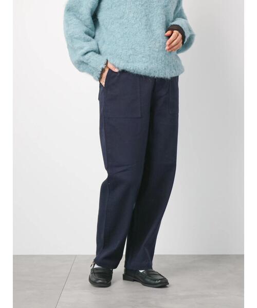 Lugnoncure（ルノンキュール）の「裏起毛ベイカーパンツ（その他パンツ・レディース・ネイビー/カーキ/オフホワイト・SMALL/MEDIUM/LARGE）」の4枚目の写真