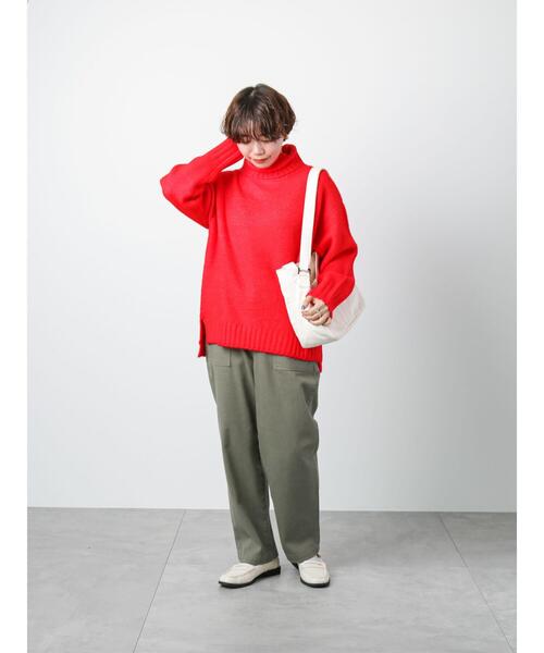 Lugnoncure（ルノンキュール）の「裏起毛ベイカーパンツ（その他パンツ・レディース・ネイビー/カーキ/オフホワイト・SMALL/MEDIUM/LARGE）」の20枚目の写真