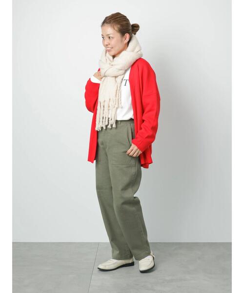 Lugnoncure（ルノンキュール）の「裏起毛ベイカーパンツ（その他パンツ・レディース・ネイビー/カーキ/オフホワイト・SMALL/MEDIUM/LARGE）」の21枚目の写真