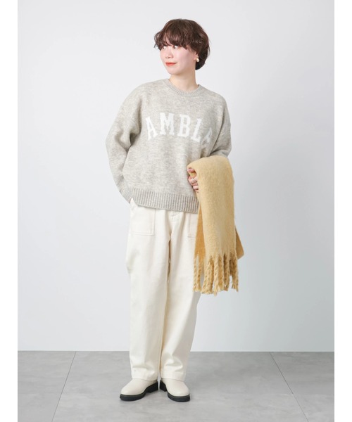 Lugnoncure（ルノンキュール）の「裏起毛ベイカーパンツ（その他パンツ・レディース・ネイビー/カーキ/オフホワイト・SMALL/MEDIUM/LARGE）」の5枚目の写真