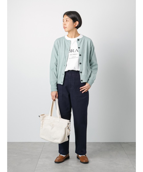 Lugnoncure（ルノンキュール）の「裏起毛ベイカーパンツ（その他パンツ・レディース・ネイビー/カーキ/オフホワイト・SMALL/MEDIUM/LARGE）」の11枚目の写真