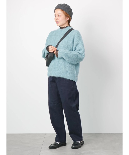 Lugnoncure（ルノンキュール）の「裏起毛ベイカーパンツ（その他パンツ・レディース・ネイビー/カーキ/オフホワイト・SMALL/MEDIUM/LARGE）」の12枚目の写真