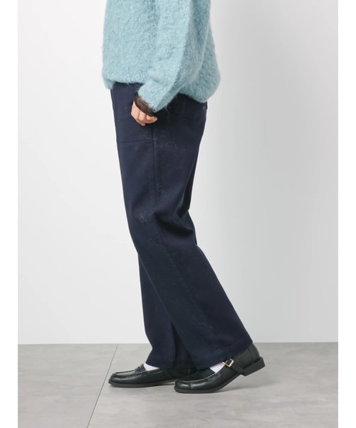 Lugnoncure（ルノンキュール）の「裏起毛ベイカーパンツ（その他パンツ・レディース・ネイビー/カーキ/オフホワイト・SMALL/MEDIUM/LARGE）」の14枚目の写真