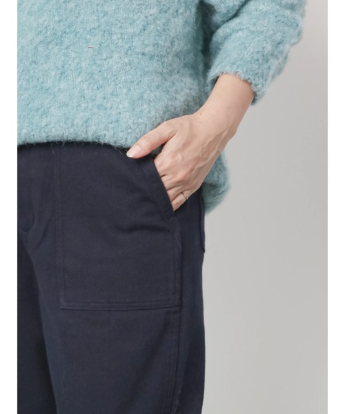Lugnoncure（ルノンキュール）の「裏起毛ベイカーパンツ（その他パンツ・レディース・ネイビー/カーキ/オフホワイト・SMALL/MEDIUM/LARGE）」の16枚目の写真
