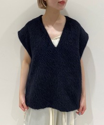 AKANE UTSUNOMIYA | 【AKANE UTSUNOMIYA / アカネウツノミヤ】Suri Alpaca Vest / スリーアルパカベスト(ベスト)