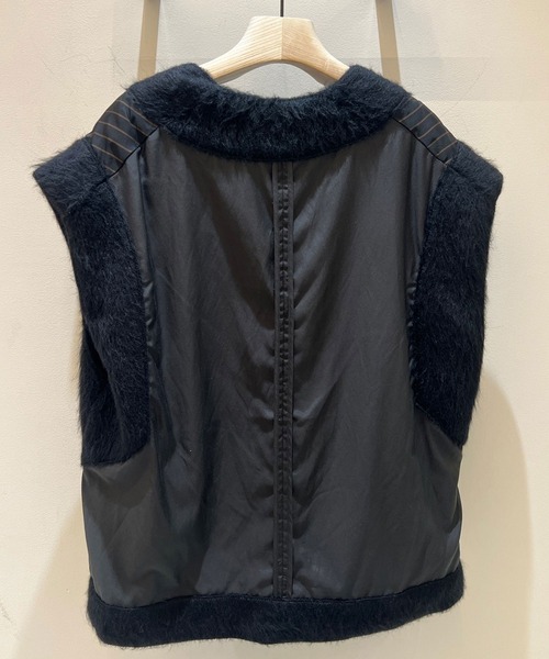 新品※AKANE UTSUNOMIYA シルクベスト AKANE UTSUNOMIYA / アカネウツノミヤ】Suri Alpaca Vest / スリー