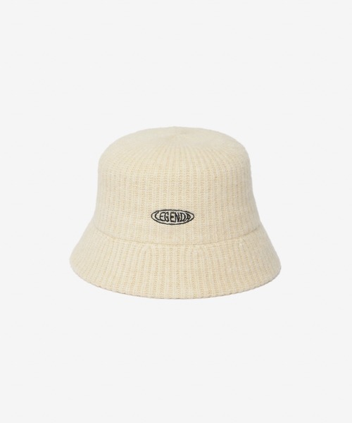 LEGENDA(レジェンダ)の「レジェンダ ブラッシュド リブバケットハット / LEGENDA Brushed Rib Bucket Hat(ハット・メンズ・オフホワイト・FREE)」の2枚目の写真