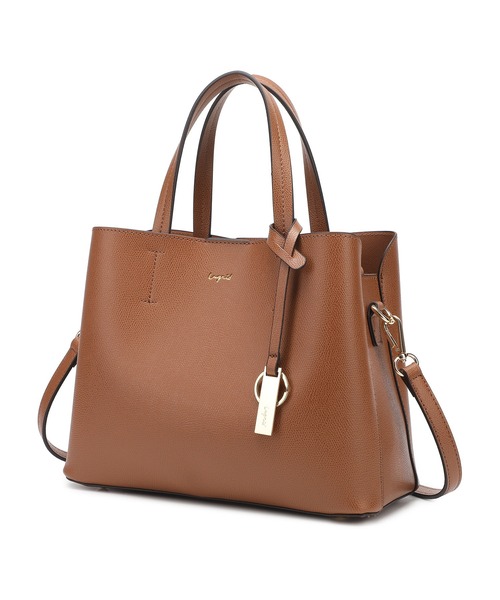 Ungrid(アングリッド)の「【Ungrid/アングリッド】【WEB限定商品】キーリングチャーム付 両アオリポケット ハンドバッグ(ハンドバッグ・レディース・アイボリー/キャメル/ブルー系その他/グレイッシュベージュ/ブラック/カーキ/ベージュ/スモークピンク/オリーブ/ダークブラウン/ライトブルー/ホワイト・FREE)」の18枚目の写真