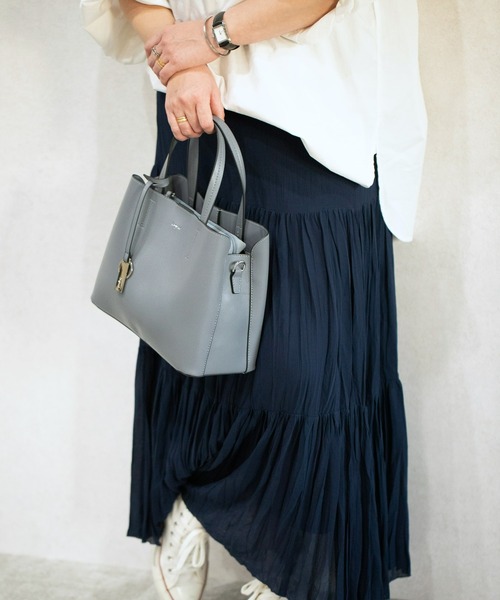 Ungrid/アングリッド】【WEB限定商品】キーリングチャーム付 両アオリ