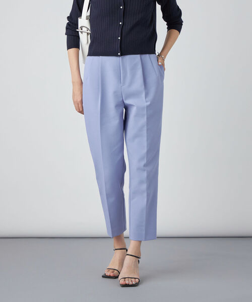 NOLLEY’S Sophi（ノーリーズソフィ）の「ウォッシャブルダブルクロスハイウエストテーパードパンツ（その他パンツ・レディース・サックスブルー/ネイビー/オフホワイト・36/34/38）」の13枚目の写真