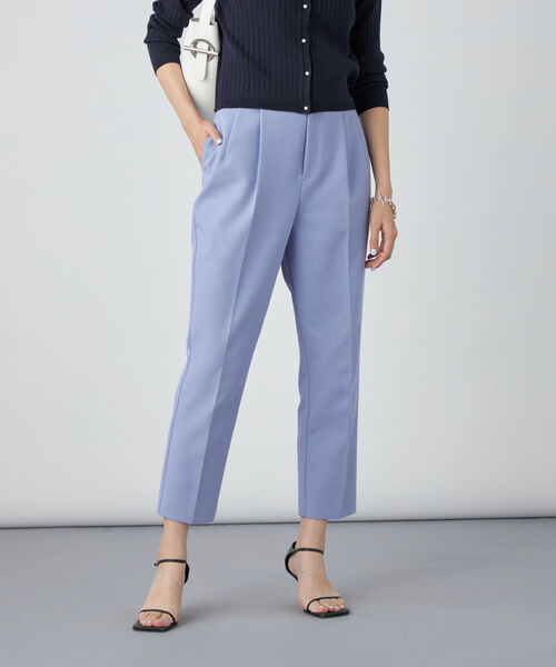 NOLLEY’S Sophi（ノーリーズソフィ）の「ウォッシャブルダブルクロスハイウエストテーパードパンツ（その他パンツ・レディース・サックスブルー/ネイビー/オフホワイト・36/34/38）」の14枚目の写真