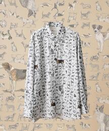 tk.TAKEO KIKUCHI | アニマル総柄シャツ(ユニセックスアイテム)(シャツ/ブラウス)