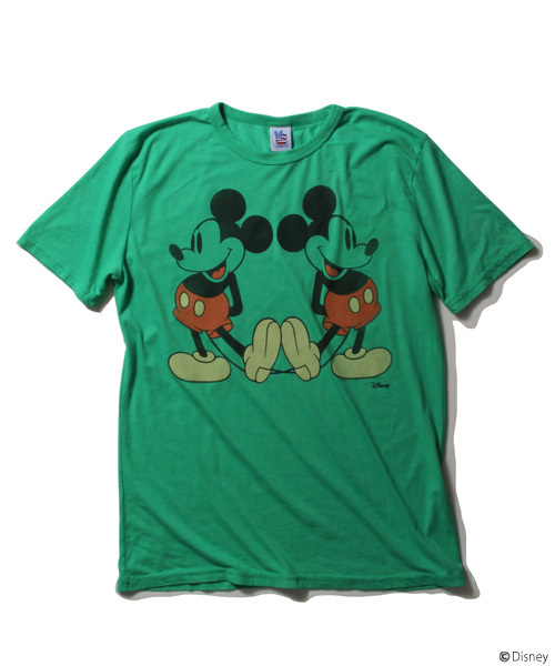 JUNK FOOD（ジャンクフード）の「○JUNK FOOD×BEAMS / 別注 ミッキーマウス TEE①（Tシャツ/カットソー・メンズ・ホワイト/ホワイト系その他/その他1/ブラック/グリーン・X-SMALL/SMALL/MEDIUM/LARGE）」の4枚目の写真