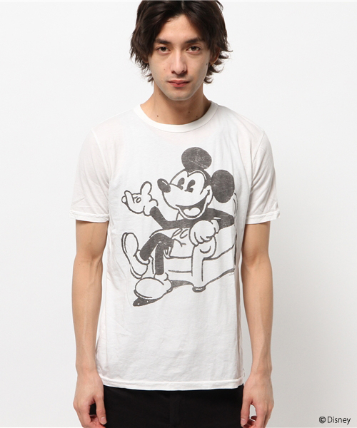 JUNK FOOD（ジャンクフード）の「○JUNK FOOD×BEAMS / 別注 ミッキーマウス TEE①（Tシャツ/カットソー・メンズ・ホワイト/ホワイト系その他/その他1/ブラック/グリーン・X-SMALL/SMALL/MEDIUM/LARGE）」の6枚目の写真