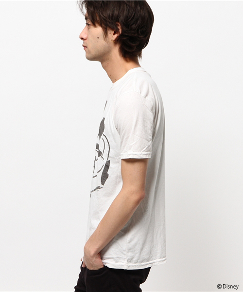 JUNK FOOD（ジャンクフード）の「○JUNK FOOD×BEAMS / 別注 ミッキーマウス TEE①（Tシャツ/カットソー・メンズ・ホワイト/ホワイト系その他/その他1/ブラック/グリーン・X-SMALL/SMALL/MEDIUM/LARGE）」の7枚目の写真