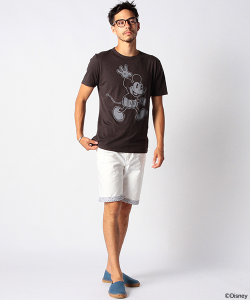 JUNK FOOD（ジャンクフード）の「○JUNK FOOD×BEAMS / 別注 ミッキーマウス TEE①（Tシャツ/カットソー・メンズ・ホワイト/ホワイト系その他/その他1/ブラック/グリーン・X-SMALL/SMALL/MEDIUM/LARGE）」の14枚目の写真