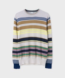 Paul Smith（ポールスミス）の「ファインゲージ ボーダーニット / 133451 823X（ニット/セーター・メンズ）」