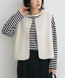 Green　Parks | ドットボタンコンパクトベスト(ベスト)