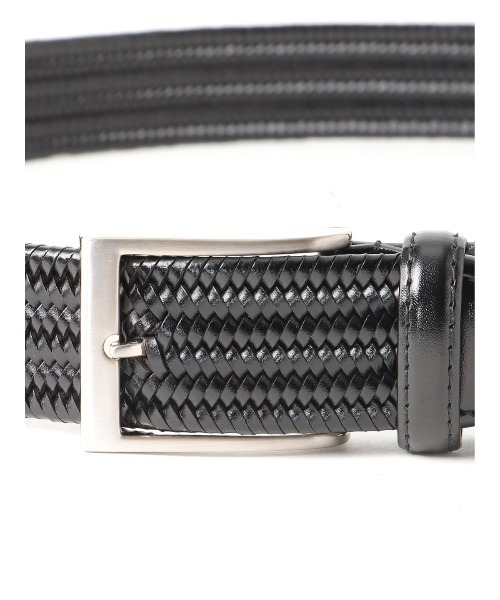 m.f.editorial（エムエフエディトリアル）の「m.f.エディトリアル メンズ ストレッチ メッシュベルト（ベルト・メンズ・ダークウッド/ブラック・FREE）」の5枚目の写真