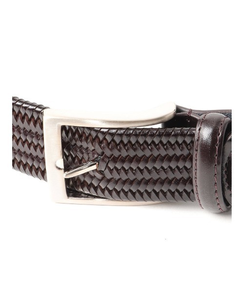 m.f.editorial（エムエフエディトリアル）の「m.f.エディトリアル メンズ ストレッチ メッシュベルト（ベルト・メンズ・ダークウッド/ブラック・FREE）」の9枚目の写真