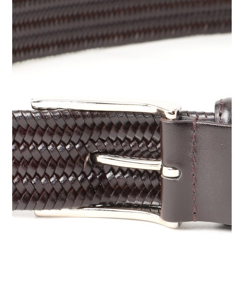 m.f.editorial（エムエフエディトリアル）の「m.f.エディトリアル メンズ ストレッチ メッシュベルト（ベルト・メンズ・ダークウッド/ブラック・FREE）」の10枚目の写真