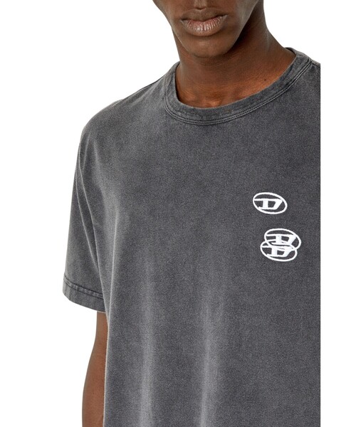DIESEL（ディーゼル）の「メンズ Tシャツ レギュラーフィット ロゴ 
