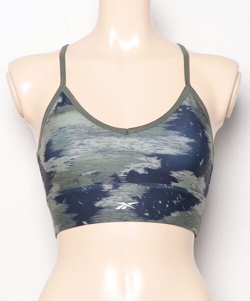 Reebok（リーボック）の「シーズナル ブラ / WOR Seasonal AOP Bra（スポーツブラ・レディース・ブラックミックス/グリーン/パープル/ローズ/ネイビー・X-SMALL/SMALL/MEDIUM/LARGE/X-LARGE/XX-LARGE）」の16枚目の写真