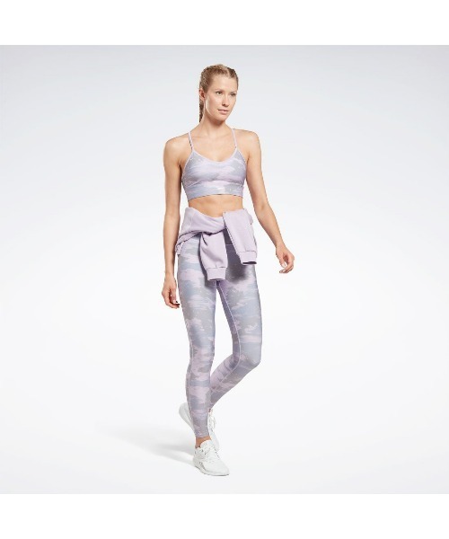 Reebok（リーボック）の「シーズナル ブラ / WOR Seasonal AOP Bra（スポーツブラ・レディース・ブラックミックス/グリーン/パープル/ローズ/ネイビー・X-SMALL/SMALL/MEDIUM/LARGE/X-LARGE/XX-LARGE）」の13枚目の写真