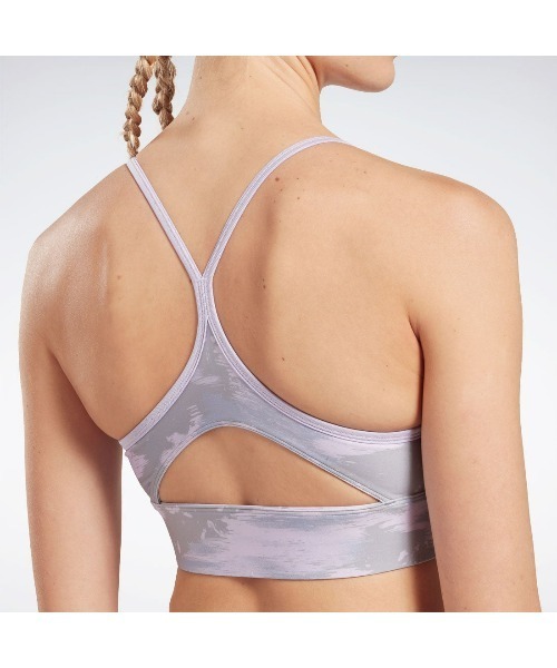 Reebok（リーボック）の「シーズナル ブラ / WOR Seasonal AOP Bra（スポーツブラ・レディース・ブラックミックス/グリーン/パープル/ローズ/ネイビー・X-SMALL/SMALL/MEDIUM/LARGE/X-LARGE/XX-LARGE）」の14枚目の写真