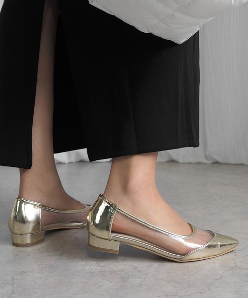 alala（アララ）の「メタリッククリアパンプス＜ ポインテッドトゥ・スクエアトゥ ＞（パンプス・レディース・ブルー/シルバー/ガンメタ/シルバー系その他/ブラック系その他/ゴールド系その他・LL/M/S/L）」の14枚目の写真