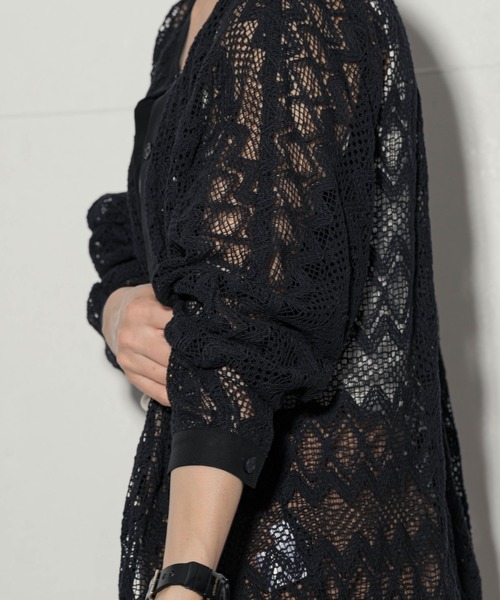ottilie（オティーリエ）の「ottilie レースブルゾン（カーディガン/ボレロ・レディース・ナチュラル/ブラック・FREE）」の12枚目の写真