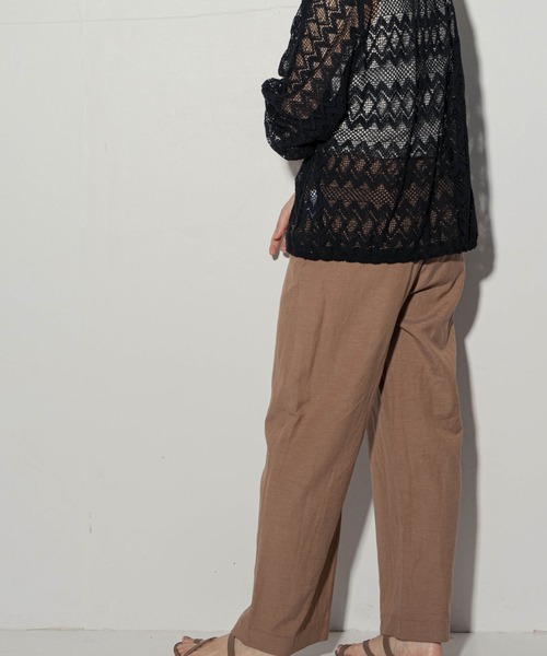 ottilie（オティーリエ）の「ottilie レースブルゾン（カーディガン/ボレロ・レディース・ナチュラル/ブラック・FREE）」の4枚目の写真