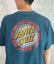 【ムラサキスポーツ別注】SANTACRUZ/サンタクルーズ オーバーサイズ バックプリントTシャツ/クルーネックTee INFINITE RINGED DOT S/S TEE 502231409