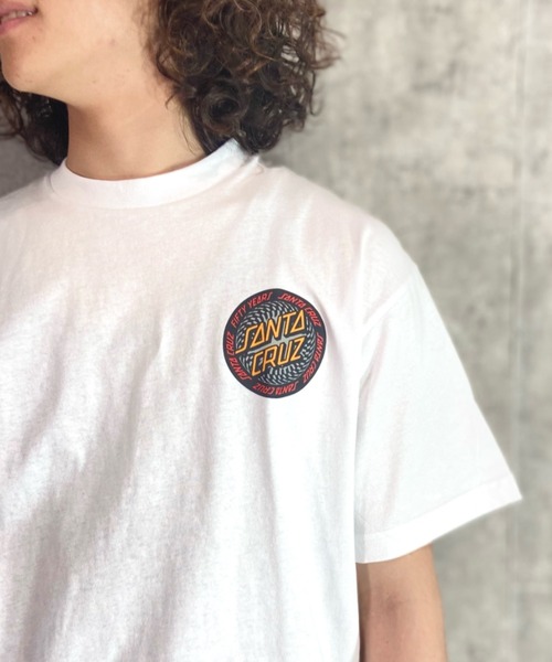 SANTA CRUZ(サンタクルーズ)の「【ムラサキスポーツ別注】SANTACRUZ/サンタクルーズ オーバーサイズ バックプリントTシャツ/クルーネックTee INFINITE RINGED DOT S/S TEE 502231409(Tシャツ/カットソー・メンズ・グリーン/ブラック/ホワイト・L/XL/M)」の21枚目の写真