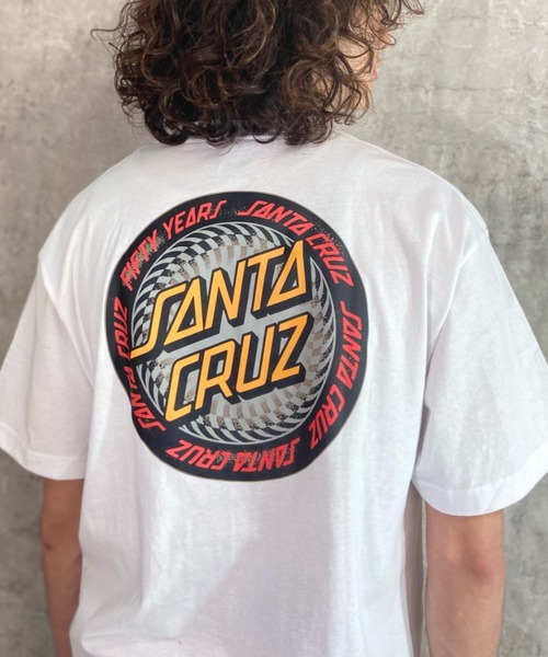 SANTA CRUZ(サンタクルーズ)の「【ムラサキスポーツ別注】SANTACRUZ/サンタクルーズ オーバーサイズ バックプリントTシャツ/クルーネックTee INFINITE RINGED DOT S/S TEE 502231409(Tシャツ/カットソー・メンズ・グリーン/ブラック/ホワイト・L/XL/M)」の22枚目の写真
