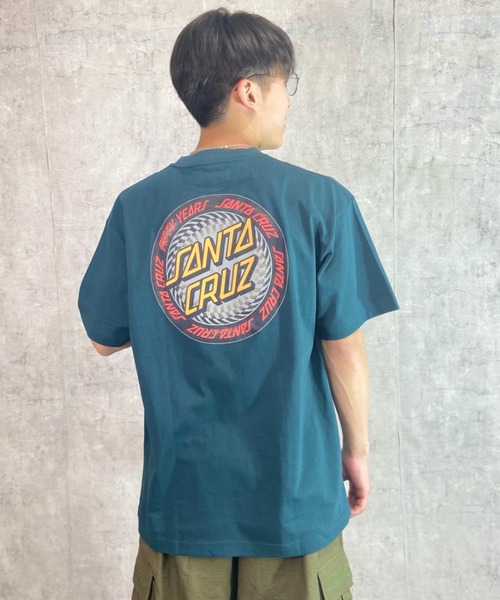 SANTA CRUZ(サンタクルーズ)の「【ムラサキスポーツ別注】SANTACRUZ/サンタクルーズ オーバーサイズ バックプリントTシャツ/クルーネックTee INFINITE RINGED DOT S/S TEE 502231409(Tシャツ/カットソー・メンズ・グリーン/ブラック/ホワイト・L/XL/M)」の16枚目の写真