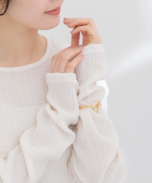 KATHARINE ROSS（キャサリンロス）の「【KATHARINE ROSS】丸パーツ×チェーンブレスレット（ブレスレット・レディース・ゴールド/シルバー・MEDIUM）」の6枚目の写真