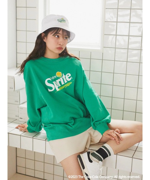 Coca Cola(コカコーラ)の「別注 Sprite 「R」スウェット(スウェット・レディース・グリーン・FREE)」の4枚目の写真