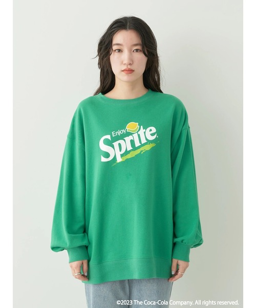 Coca Cola(コカコーラ)の「別注 Sprite 「R」スウェット(スウェット・レディース・グリーン・FREE)」の2枚目の写真