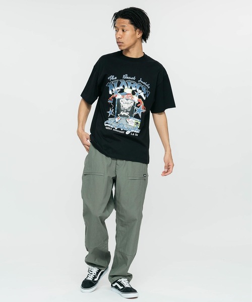 XLARGE(エクストララージ)の「THE BEAST INSIDE S/S TEE(Tシャツ/カットソー・メンズ・ブラック/ホワイト/パープル・XL/M/S/L)」の11枚目の写真