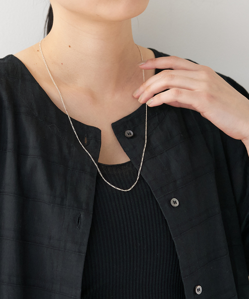 collex（コレックス）の「【Ljud】フィガロチェーンネックレス（ネックレス・レディース・シルバー/ゴールド・フリー）」の12枚目の写真