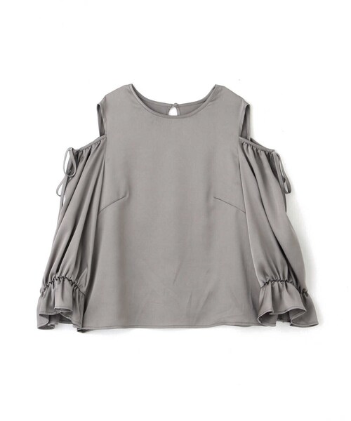 PROPORTION BODY DRESSING(プロポーションボディドレッシング)の「オープンショルダーブラウス / 1213110400(シャツ/ブラウス・レディース・オフホワイト/ピンク/ダークグレー・SMALL/MEDIUM)」の19枚目の写真