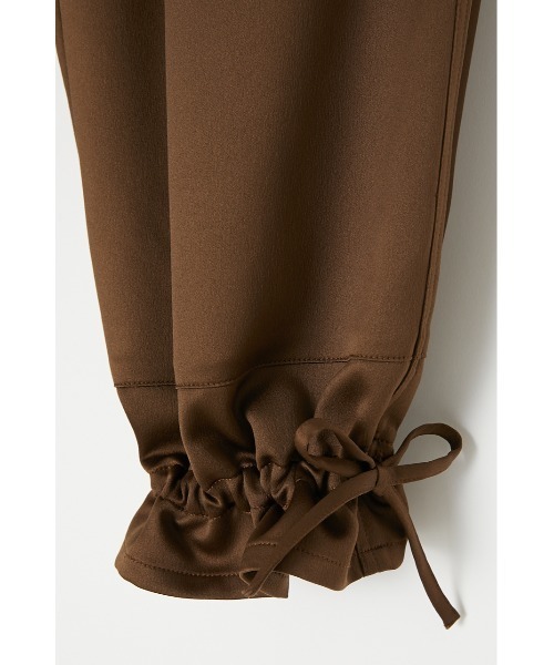 MOUSSY（マウジー）の「SATIN WIDE CARGO パンツ（カーゴパンツ・レディース・ブラウン/グリーン/ブラック・2/1）」の18枚目の写真