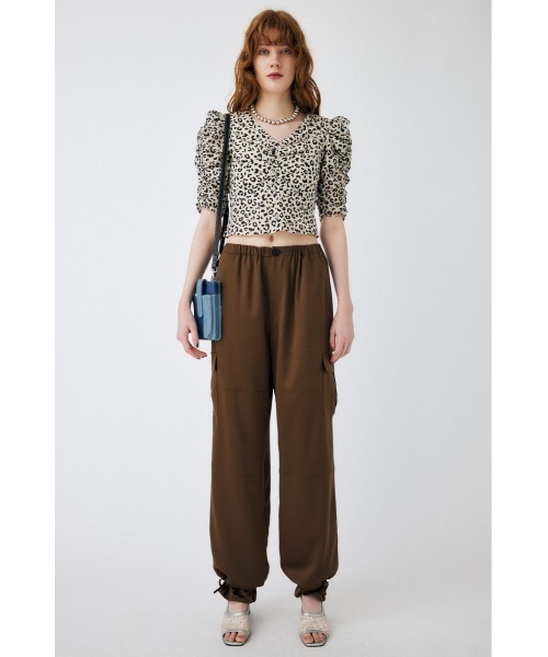 MOUSSY（マウジー）の「SATIN WIDE CARGO パンツ（カーゴパンツ・レディース・ブラウン/グリーン/ブラック・2/1）」の20枚目の写真