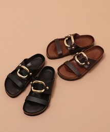 NOLLEY’S | 【EUNOIA/ユーノヤ】】◇【WEB限定】ゴールドバックルサンダル(サンダル)