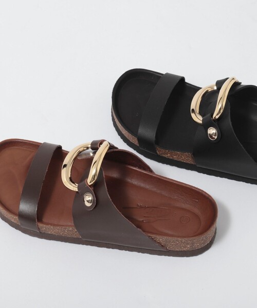 NOLLEY’S（ノーリーズ）の「【EUNOIA/ユーノヤ】】◇【WEB限定】ゴールドバックルサンダル（サンダル・レディース・ダークブラウン/ブラック・36/37/38）」の10枚目の写真