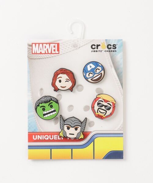 crocs（クロックス）の「crocs Jibbitz Avengers Emojis 5 Pack / クロックス ジビッツ アベンジャーズ